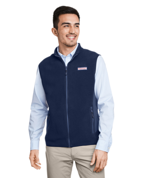 Vineyard Vines Men's Harbor Fleece Vest | AP Branded Solutions